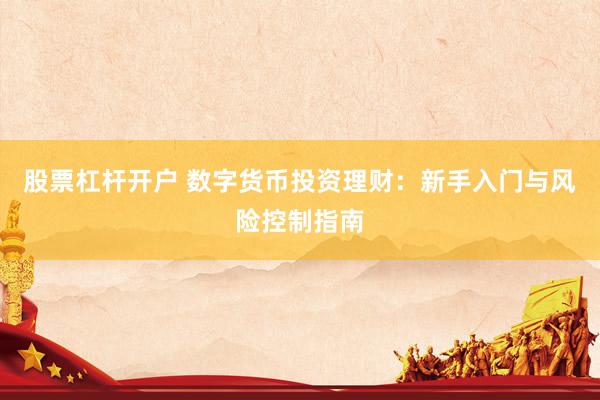 股票杠杆开户 数字货币投资理财：新手入门与风险控制指南