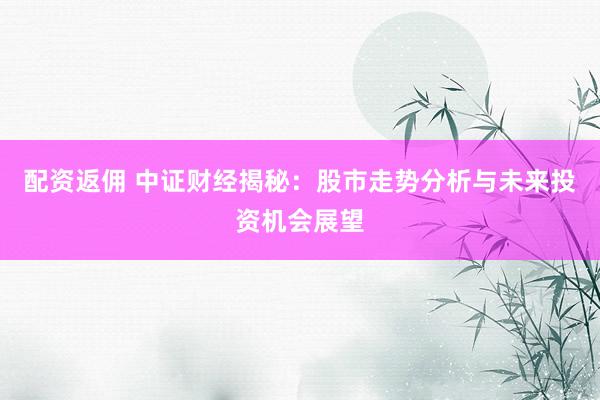配资返佣 中证财经揭秘：股市走势分析与未来投资机会展望