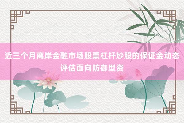 近三个月离岸金融市场股票杠杆炒股的保证金动态评估面向防御型资